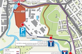 Sportmanie Plzeň 2022 - upozornění na omezení v areálu